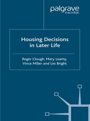 cover image of Housing Decisions in Later Life